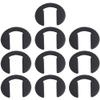 10 Pcs Eyeglass Nose Pads U Shape Anti-slip Nose Pad Silicone Stick on Pad Eyeglass Sunglasses Eye Glasses Accessories view 2