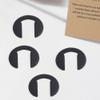 10 Pcs Eyeglass Nose Pads U Shape Anti-slip Nose Pad Silicone Stick on Pad Eyeglass Sunglasses Eye Glasses Accessories view 3