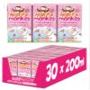 Happy Monkey Milkshakes (Strawberry 30 x 200ml), All the Goodness of Milk, No Artificial Colours or Flavours, School Approved, Naturally Rich in Calcium, Ready to Drink. view 1