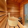 Sauna Bucket and Ladle, Wooden Sauna Bucket Sauna Accessories for Men Women Sauna Wood Bucket Set for Sauna Room view 4