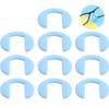 10 Pcs Eyeglass Nose Pads U Shape Anti-slip Nose Pad Silicone Stick on Pad Eyeglass Sunglasses Eye Glasses Accessories view 1
