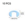 10 Pcs Eyeglass Nose Pads U Shape Anti-slip Nose Pad Silicone Stick on Pad Eyeglass Sunglasses Eye Glasses Accessories view 4