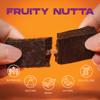 Vive Jammy Jaffa Orange Fruity Nutta Bars  Vegan Fruit & Nut Snack with Real Jam Filling  80% Fruit & Nut, Belgian Chocolate Coated, High Fibre, Gluten-Free  Pack of 20 Healthy Snack Bars view 4