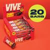 Vive Jammy Cherry Fruity Nutta Bars  Vegan Fruit & Nut Snack with Real Jam Filling  80% Fruit & Nut, Belgian Chocolate Coated, Gluten-Free, Natural Ingredients  Pack of 20 Healthy Snack Bars view 3