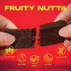 Vive Jammy Cherry Fruity Nutta Bars  Vegan Fruit & Nut Snack with Real Jam Filling  80% Fruit & Nut, Belgian Chocolate Coated, Gluten-Free, Natural Ingredients  Pack of 20 Healthy Snack Bars view 4