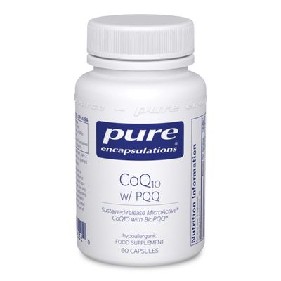 Pure Encapsulations CoQ10  SR with PQQ - Protects from oxidative Stress, Supports Immune System - 60 Capsules