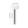 10 Pcs Toothpaste Squeezer,Stainless Steel Toothpaste Tube Squeezers, Metal Toothpaste Dispenser Squeezers for Bathroom (Silver) view 2
