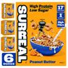 Surreal Peanut Butter - High Protein Cereal Gluten Free - Zero Sugar- Healthy Plant Based Cereal - High in Fibre - Low Carb - Vegan - 17g of Protein, 0g of Sugar - 240g per Box - 6 Pack (6 x Peanut) view 1
