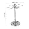 DOITOOL Rack Brush Stand Holder Safety Storage Wall Mount Storage Rack for Men Non-trace Holder view 2