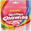 3 x Skittles Chewies Vegan Sweets Fruit Pouch Bag 137g Delicious Treat Gift Hamper For Birthday,Christmas Sold By Experts Supplies view 2