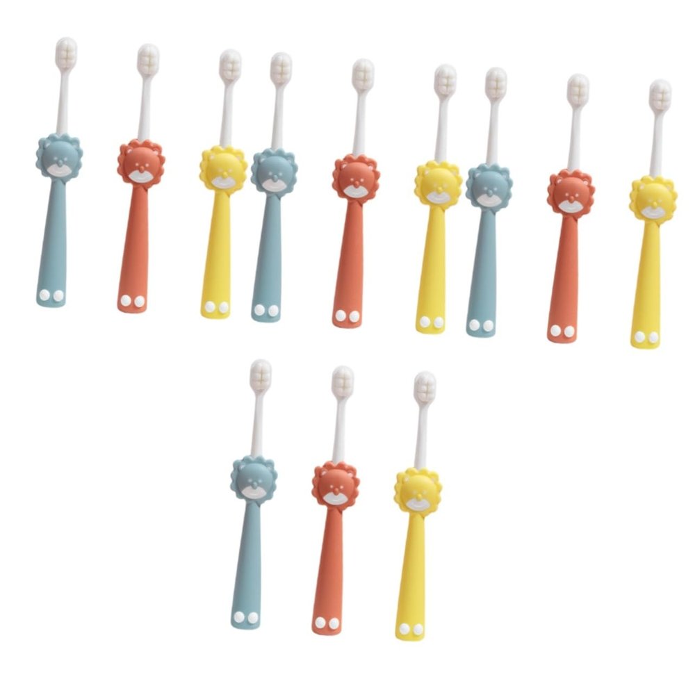 JECOMPRIS 12pcs Boys and Girls Toothbrushes Ergonomic Manual Tooth Brush for Boy Girl Age Daily Travel Use Comfortable Teeth Cleaning Accessory