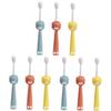 JECOMPRIS 9pcs Portable Boys and Girls Toothbrush Boy Girl Tooth Brush for Household and Travel Manual Toothbrush Ergonomic Design for Safe Teeth Cleaning for Daily Use view 1