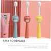 JECOMPRIS 9pcs Portable Boys and Girls Toothbrush Boy Girl Tooth Brush for Household and Travel Manual Toothbrush Ergonomic Design for Safe Teeth Cleaning for Daily Use view 4