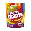 4x Skittles Fruits Giants Chewy Candies 132g Soft Centre For Kids Party Treat by Experts Supplies view 2