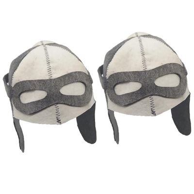 Gralara 2X Banja Hat, Sauna Hat, Wool Hats for Men, Women, Children