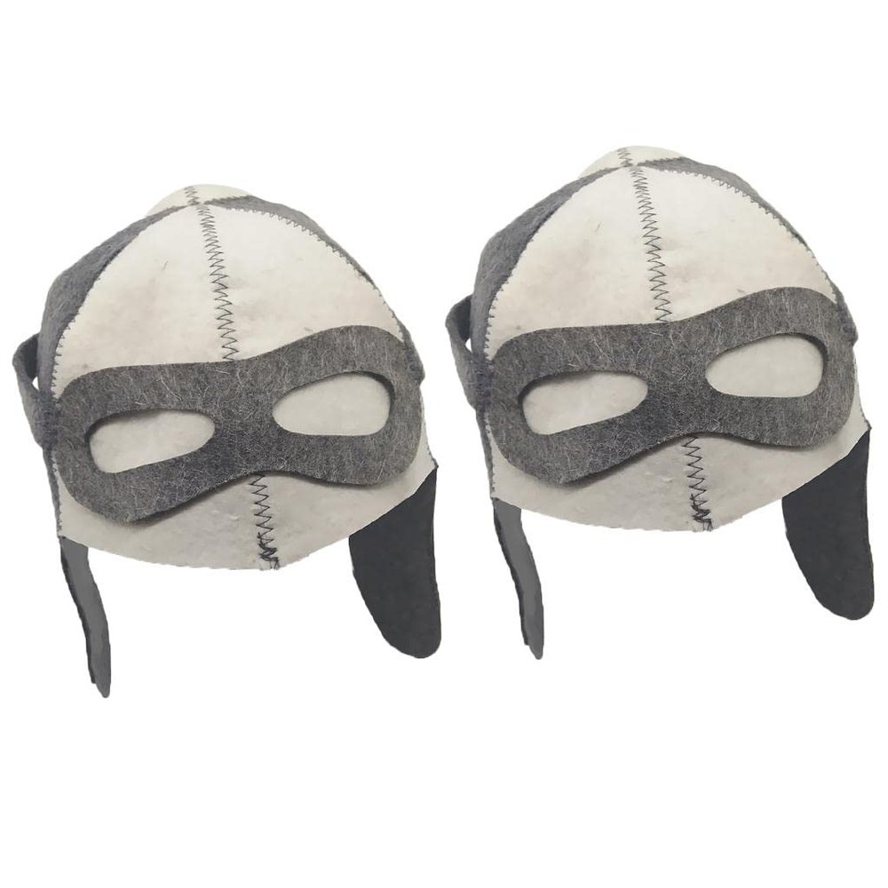 Gralara 2X Banja Hat, Sauna Hat, Wool Hats for Men, Women, Children