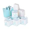 CAXUSD 50pcs Stroller Candy Box Favor Boxes Party Candy for Christening Shower Gifts for Guests Blue Shower Decorations