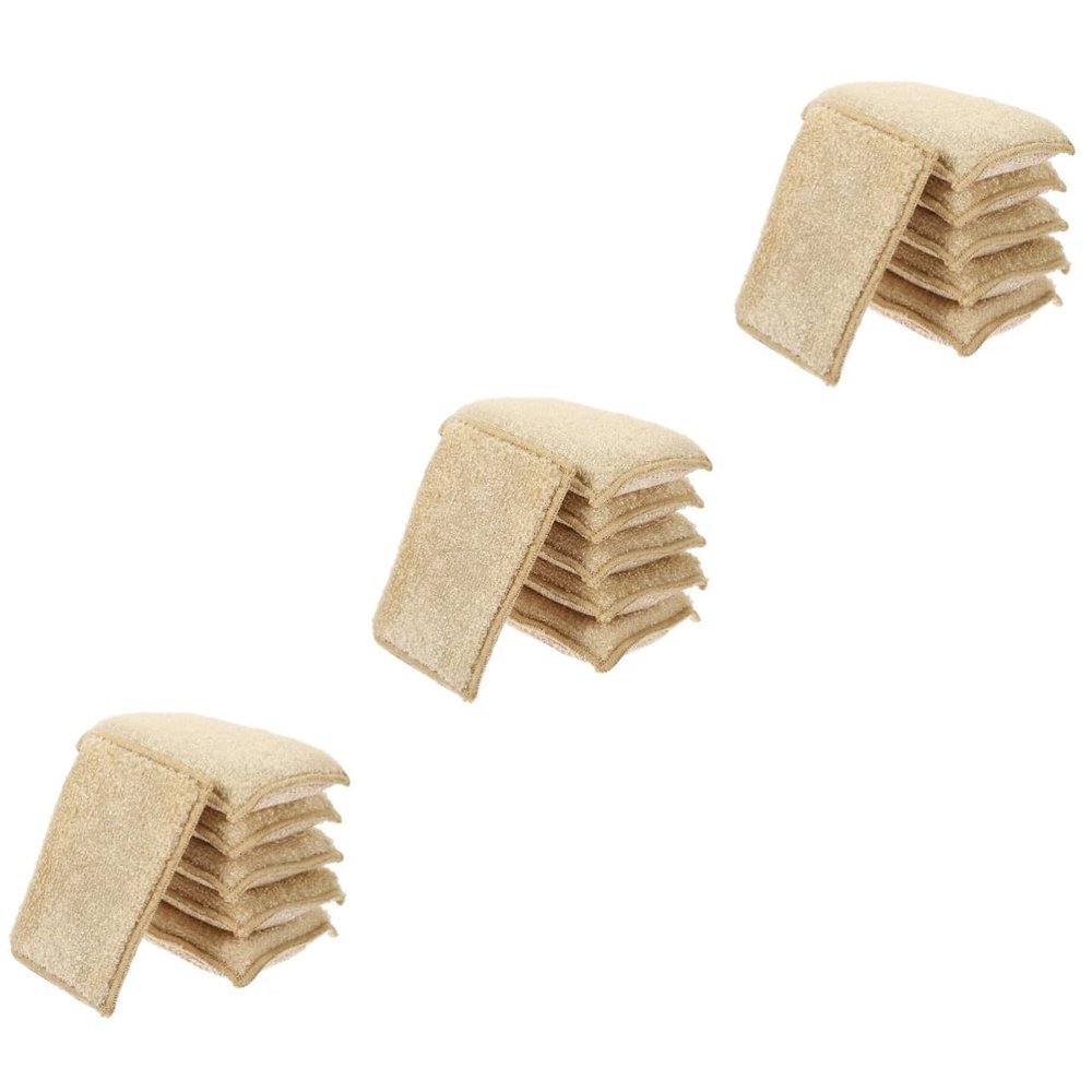 GLEAVI 18pcs Multi-Function Dish Sponges for Daily Use Compact Scrub Sponges for Kitchen Cleaning Reusable Cleaning for Washing up Dishes