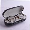 HAPINARY Double Layers Glasses Case for Eyewear Protector Eyeglasses Storage Box Hard Shell Suitable for Sunglasses and Myopic Glasses view 3