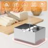 Tofu Press Kit with Water Collecting Tray Tofu Presser for Firm or Extra Firm Tofu Food Grade Plastic Tofu Maker Easily Remove Water from Tofu for More Delicious(Large Size,Silver) view 2
