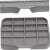 Amosfun 3pcs Self-draining Silicone Soap Dishes Hand Wash Holder Tray Drainage Soap Dish for Bathroom Shower Holder and Easy to Clean view 2