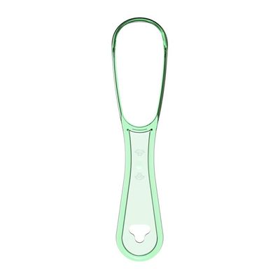 dijiusidy Tongue Cleaners Scraper Care Tool Hygiene Brush Simple Useful Unisex Sided Reusable Toothbrush for Kids Travel, Light Green