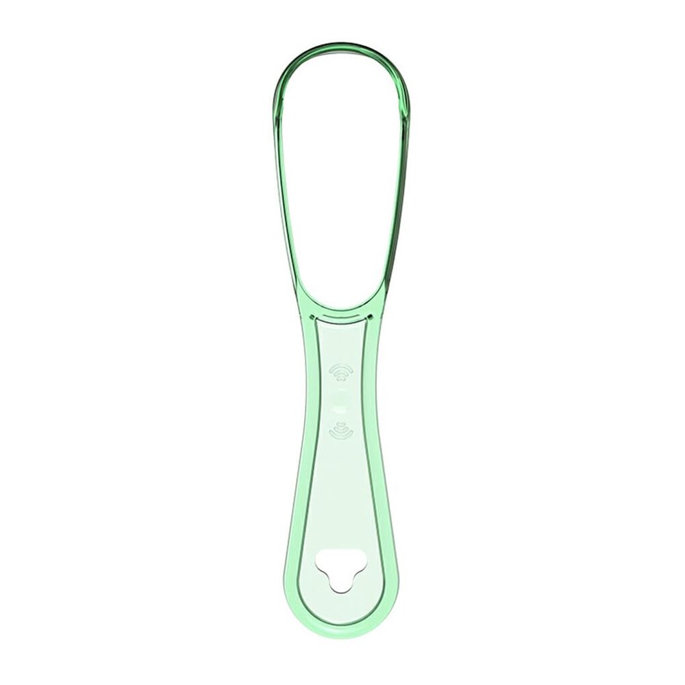 dijiusidy Tongue Cleaners Scraper Care Tool Hygiene Brush Simple Useful Unisex Sided Reusable Toothbrush for Kids Travel, Light Green