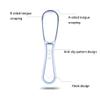 dijiusidy Tongue Cleaners Scraper Care Tool Hygiene Brush Simple Useful Unisex Sided Reusable Toothbrush for Kids Travel, Light Green view 2