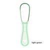 dijiusidy Tongue Cleaners Scraper Care Tool Hygiene Brush Simple Useful Unisex Sided Reusable Toothbrush for Kids Travel, Light Green view 4