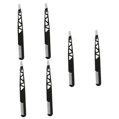 Didiseaon 6pcs Eyebrow Tweezer Dual-use Tweezer Shaping Tool Makeup Accessories for Facial Hair Women Trimmer