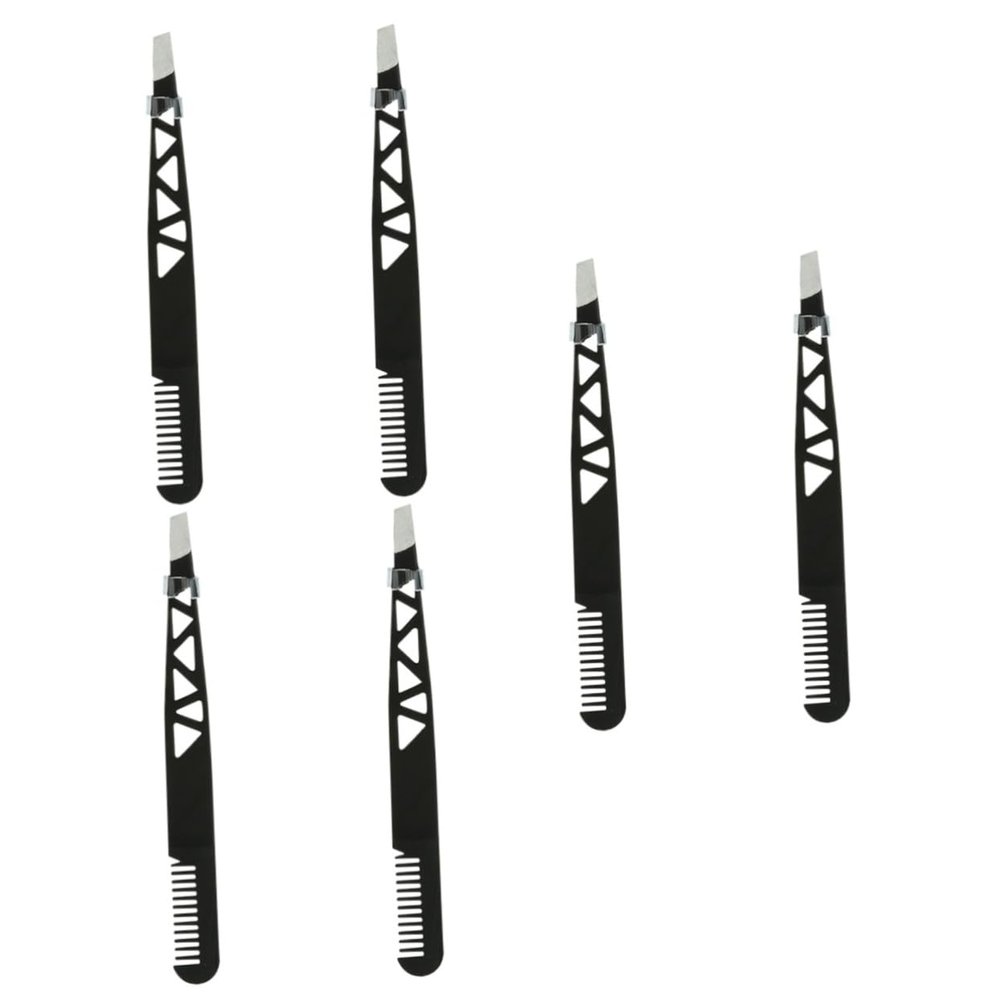 Didiseaon 6pcs Eyebrow Tweezer Dual-use Tweezer Shaping Tool Makeup Accessories for Facial Hair Women Trimmer