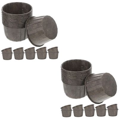 Zerodeko 100pcs Baking Cupcake Liners Oil Baking Cups Household Cupcake Cups Supply Disposable Wrappers for Party and Daily Use
