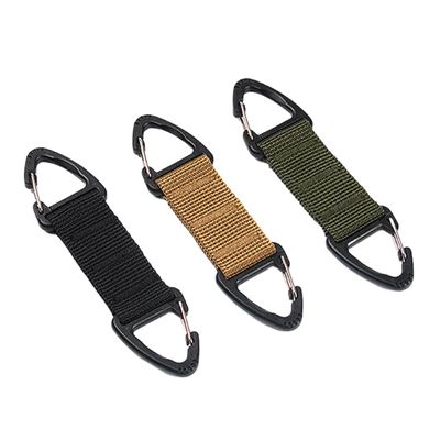 JECOMPRIS 3pcs Mask Hook Ear Hook Buckle Style Earmuffs Nylon Webbing Strap for Backpack Buckle Extender
