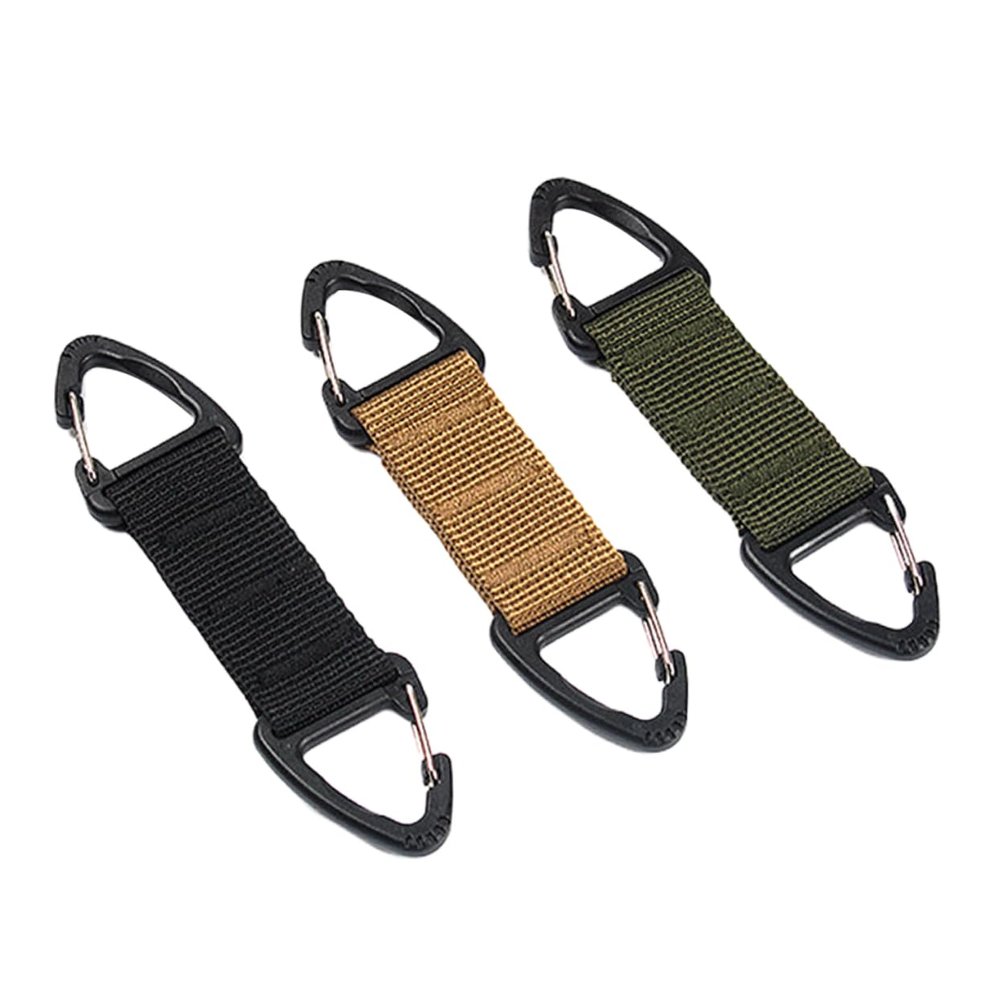 JECOMPRIS 3pcs Mask Hook Ear Hook Buckle Style Earmuffs Nylon Webbing Strap for Backpack Buckle Extender