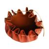  15" Large Leather Drawstring Tinder Pouch Bushcraft Survival Camping Gift, Brown, M view 3