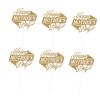 Ciieeo 20pcs Happy Mothers Day Cake Toppers Chic Flag Decorations Perfect for Birthday Mother's Day Celebrations view 1