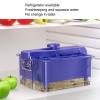 Tofu Press, 7.28x6.57x4.25inch Tofu Maker with Drip Tray, Tofu Presser for Firm to Extra Firm Tofu, Tofu Squeezer, Tofu Drainer and Strainer, Easily Remove Water from Tofu view 3