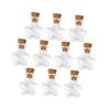 Zerodeko 20pcs Small Glass Star Shaped Wishing Bottles Cork Lids Bottles for DIY Crafts Home Decor and Shop Displays view 1