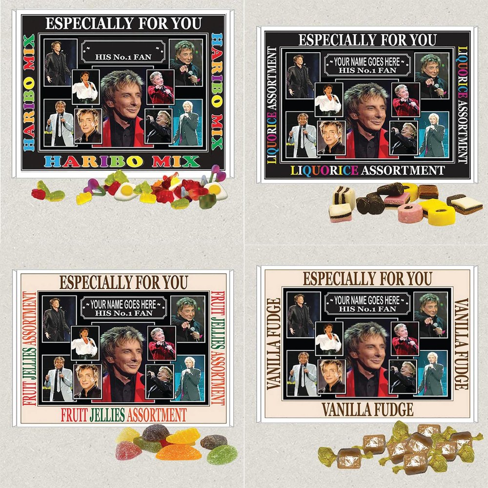Barry M Music Icon Personalised Boxed Sweets 200g Gift Present Choice of Sweets