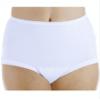 Women's Ladies 100% Cotton Incontinence Pants Washable with PAD Briefs Knickers (Pack of 2) (White, 3XL) view 1