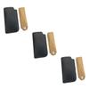 FOMIYES 3sets Portable Mustache Comb Wooden Hair Comb Beard Accessory Hair Styling view 1