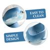 IMIKEYA Ceramic Soap Holder Whale Shape Soap Draining Tray Bathroom Countertop for Shower and Sink view 3