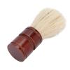 Shaving Cream Brush, Hair Shaving Brush Small Comfortable with Wooden Handle for Men for Beard Cleaning for Beard Shaving view 2