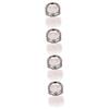 PartyKindom 4sets Adorable -Lens Case Lens Container Travel Kit for -Lens Storage Organize Your view 1