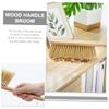 CHILDWEET Soft Dusting Bed Brush 2pcs Set with Wooden Handle Soft Bristles Cleaning Brush for Household Dust Removal on Bed Sheets and Sofa for Bedroom and Furniture Cleaning view 4