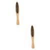 Didiseaon 4pcs Professional Bristle Beard Brush Men Styling Facial Brush Long Handle Soft Bristles for Beard Care view 1