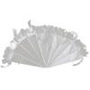 DIYEAH 50pcs Wedding Candy Containers Ribbons Pyramid Style Small Boxes for Wedding Favors Card Box view 1