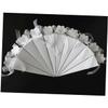 DIYEAH 50pcs Wedding Candy Containers Ribbons Pyramid Style Small Boxes for Wedding Favors Card Box view 3