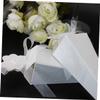 DIYEAH 50pcs Wedding Candy Containers Ribbons Pyramid Style Small Boxes for Wedding Favors Card Box view 4