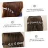 JECOMPRIS Rhinestone Mask Strap Extender and Ear Comb with Adjustable Buckle White Mask Ear Rope Buckle for and view 2
